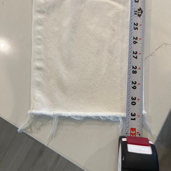 AGOLDE Criss Cross Straight Jeans White in Element Size‎ 29 - Picture 11 of 12